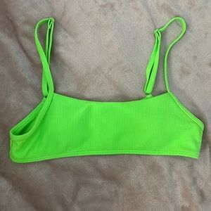 Beach Bunny Neon Green Bikini Top 💚